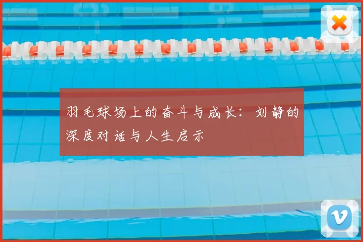 羽毛球场上的奋斗与成长:刘静的深度对话与人生启示