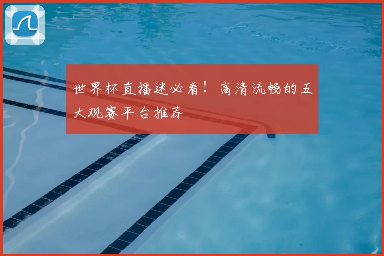 世界杯直播迷必看!高清流畅的五大观赛平台推荐