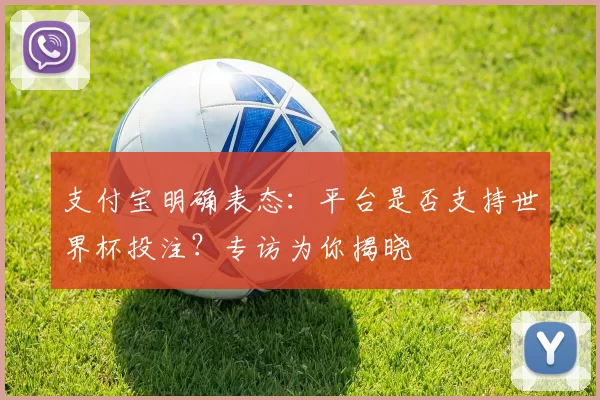 支付宝明确表态:平台是否支持世界杯投注?专访为你揭晓